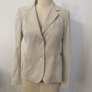 Piazza Sempione Seersucker Blazer